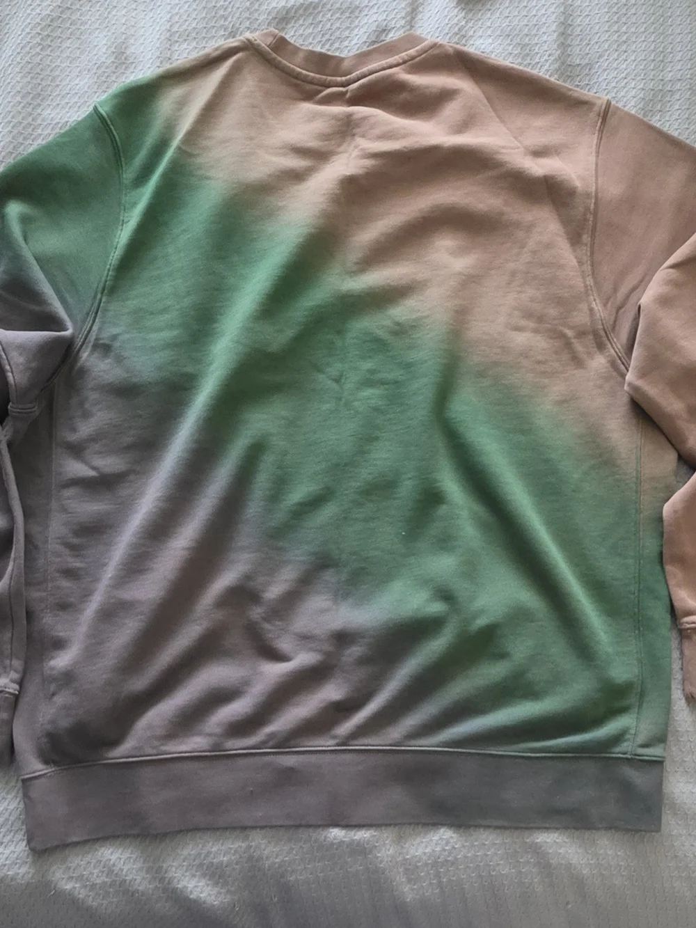 Nike Men’s Crewneck Sweatshirt in Brown and Green
